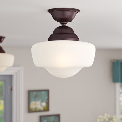 Plafonnier semi-encastré 13,75 po 1 lumière Changir
