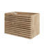 Base de meuble-lavabo mural simple flottant 30 po avec façades de tiroir cannelées 3D et glissières pleine extension, évier non inclus-131651799
