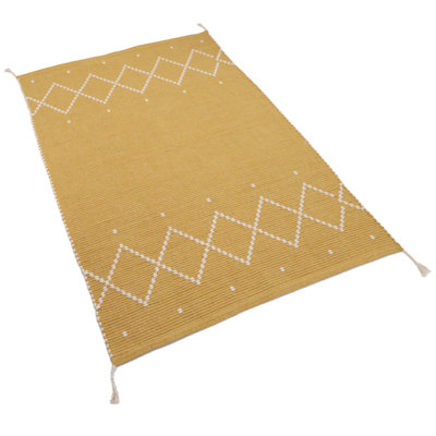 Northcott Geometric Hand Woven 100cm X 150cm Area Rug