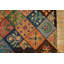 Tapis antique American Hooked - motif géométrique crocheté