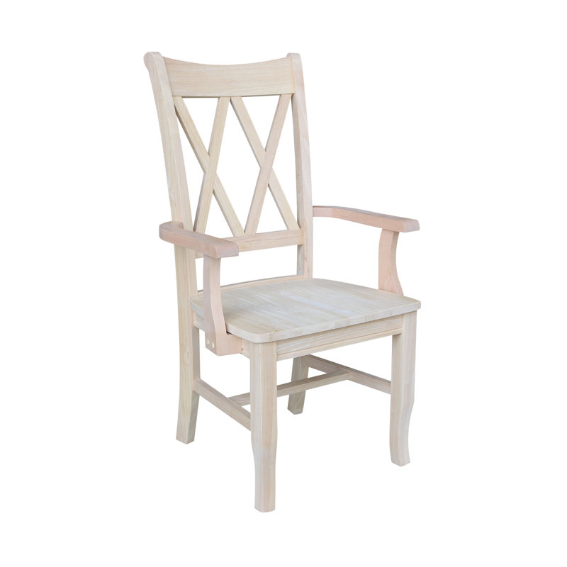 Dubey 17.3'' H Solid Wood Armchair
