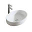 Vitreous China Oval Vessel Bathroom Sink