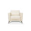 Chaise en cuir italien avec siège en sangle (assemblé)-1612887103