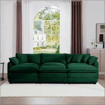 Canapé surdimensionné à coussin modulaire