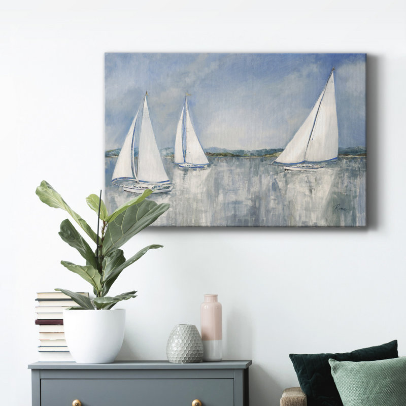 Catching the Breeze - peinture sur toile tendue, H 12 po x l 8 po x P 1 po