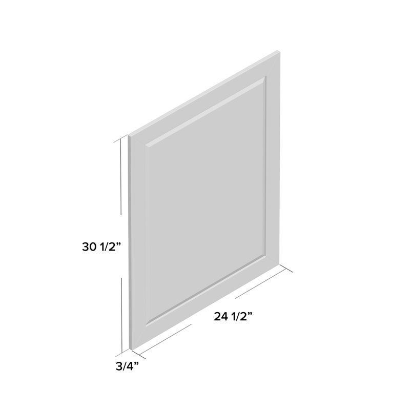 Miroir mural Duval, H 30,5 po x l 24,5 po, Argent