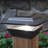 Imperial Solar Powered Integrated LED Aluminium 4 in. x 4 in. Fence Post Cap Light with Base Adapter Included-9809741-78608412