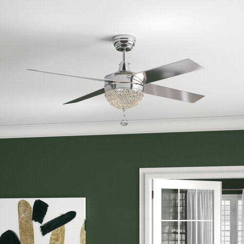 House of Hampton® Aalin 48'' Ceiling Fan with LED Lights & Reviews ...