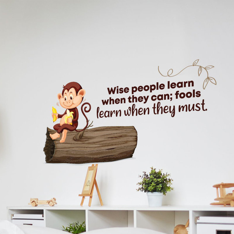 Text & Numbers Wall Decal, 20" H x 40" W