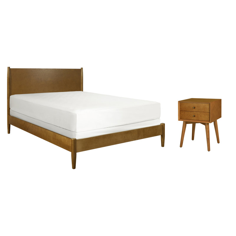 Easmor Solid Wood Piece Bedroom Set