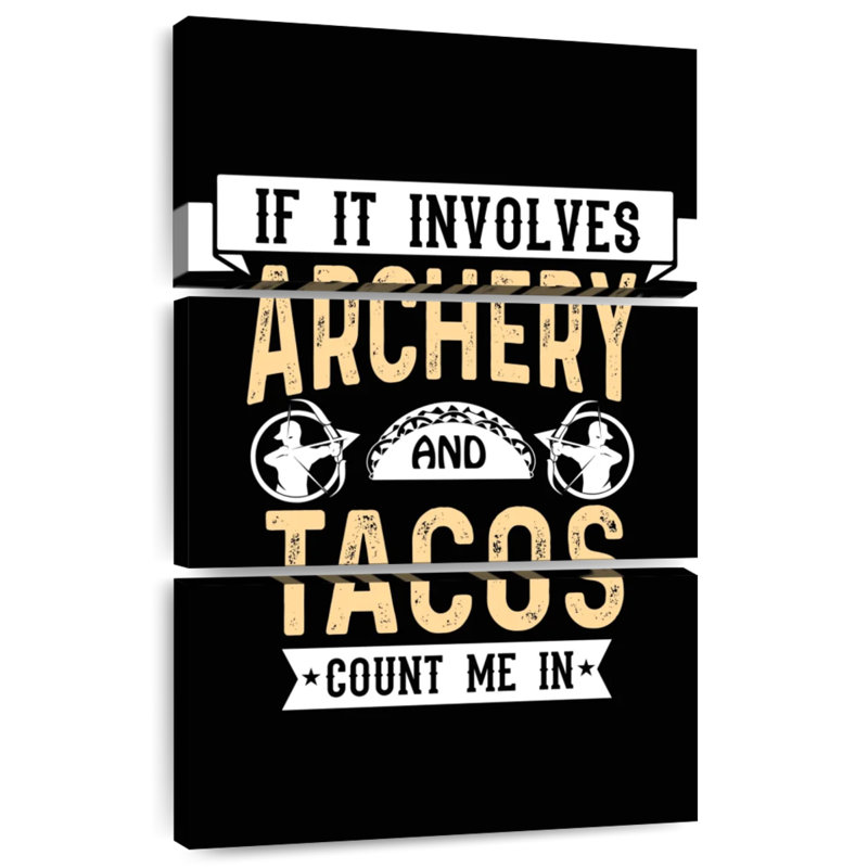 Tir à l'arc Sirci et tacos, H 45 po x l 28 po