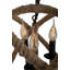 Hemp 3 - Light Brown / Black Geometric Pendant