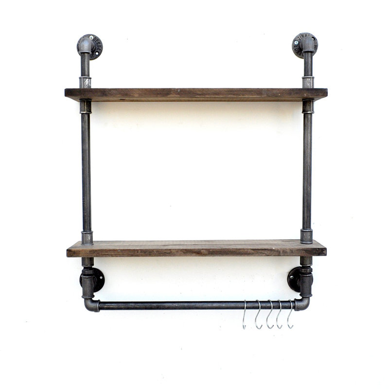 Étagère à niveaux 2 pièces Motley, H 26,77 po x l 23,62 po x P 5,51 po