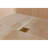 Menlo Square Shower Drain - Polished Brass-122120248-101905372