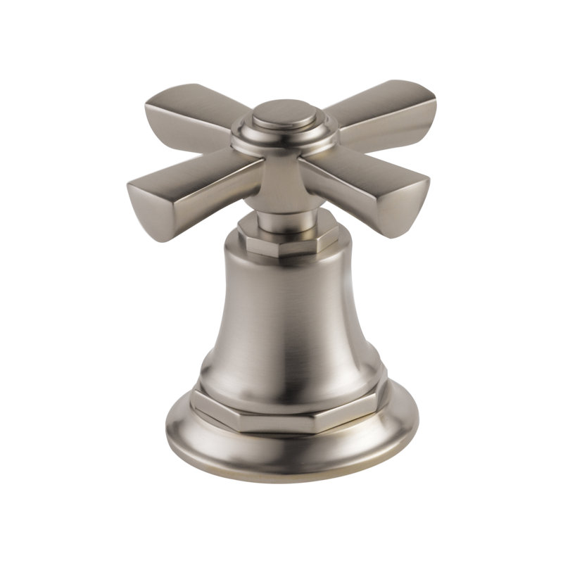 Rook® Roman Tub Lever Handle Kit, Cross, Luxe Nickel