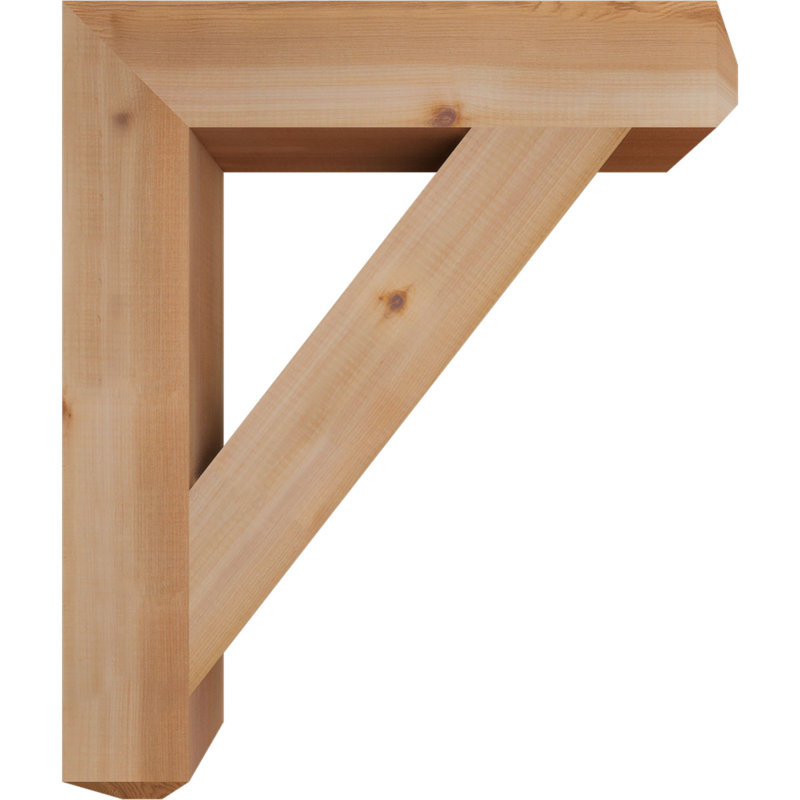 Support pour artisan traditionnel, H 26 po x l 3,5 po x P 22 po, Cèdre rouge de l'Ouest (lisse)