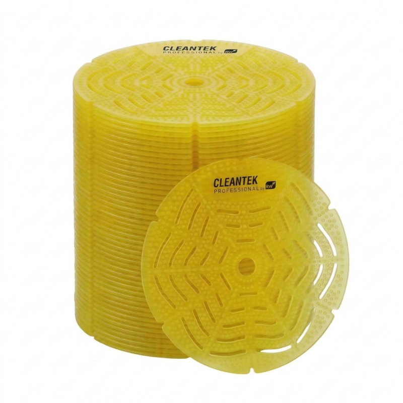  Paquet de 10 urinoirs en plastique anti-odeurs pour salle de bain anti-éclaboussures qui durent jusqu'à 30 jours, Jaune