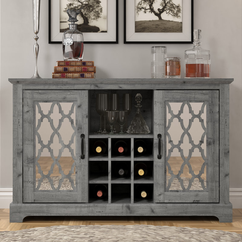 Armoire à vin Chessani, Gris mexicain