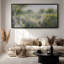 Grande toile murale encadrée, décor de paysage de prairie douce - 60 po x 20 po, 60 po x 30 po-417115353-417115352