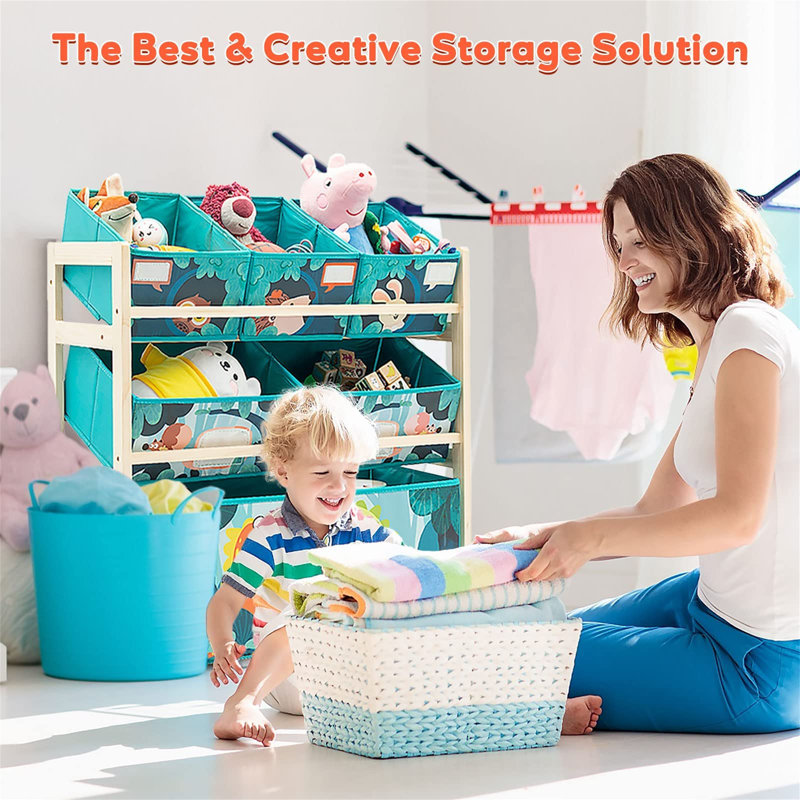 Halmstad 60cm H X 64cm W Toy Storage Kids Bookcase
