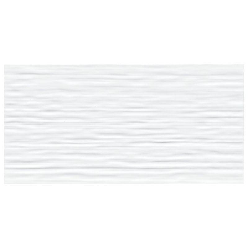 Linea 12 in. x 24 in. Glossy Ceramic Wall Tile, Blanca