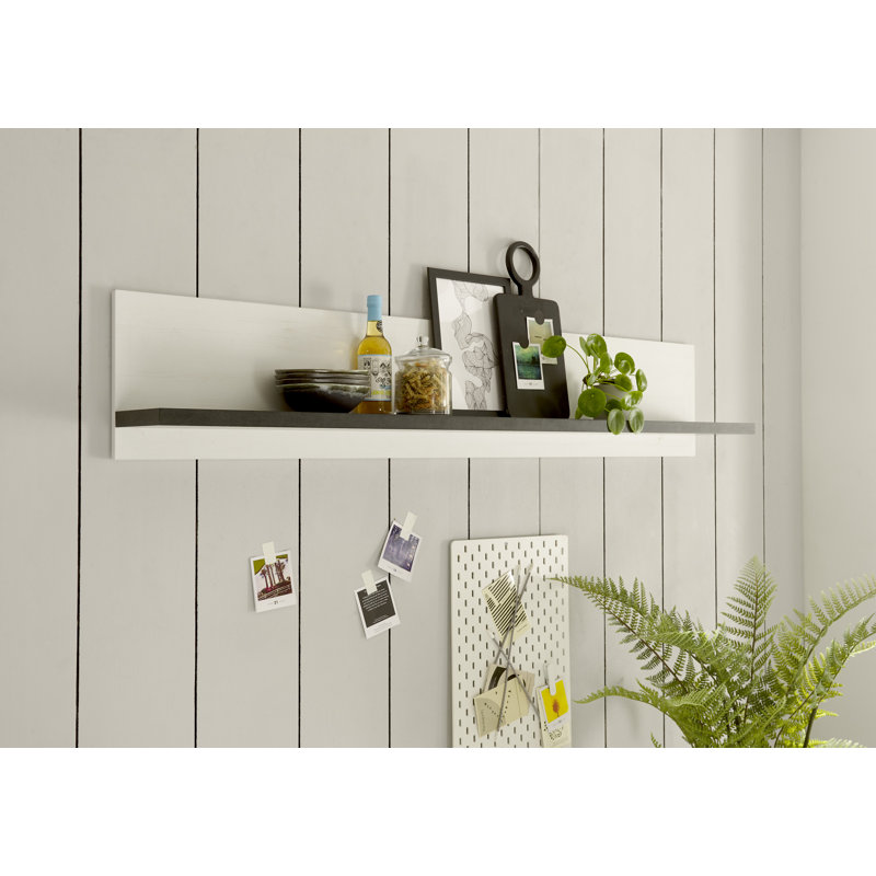Accent Shelf, White, 30cm H x 160cm W x 22cm D.