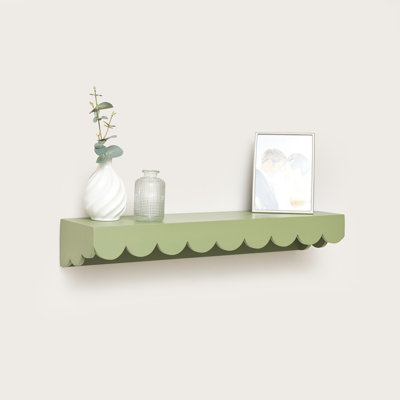 Aburto Wood Floating Shelf
