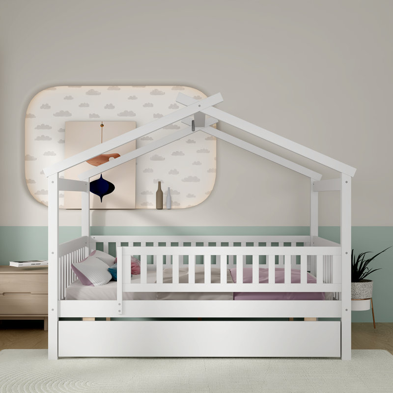 Ventre Kids Full with Trundle, White