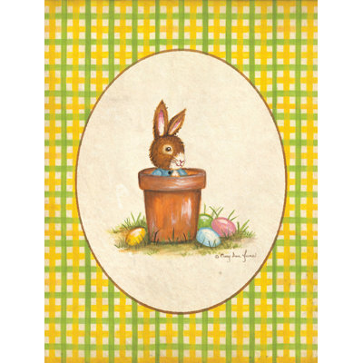" Bunny Pot " by Mary Ann June