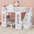 Bunk Bed With Changeable Table, Bunk Bed Turn Into Upper Bed And Down Desk