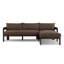 Jackson Outdoor 2PC Sectional-LAF Chaise-Ellor Brown-95907799-95907795-95907792