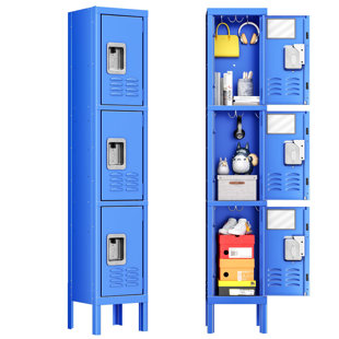 Armoire de rangement en métal 66,14 "(trois portes)