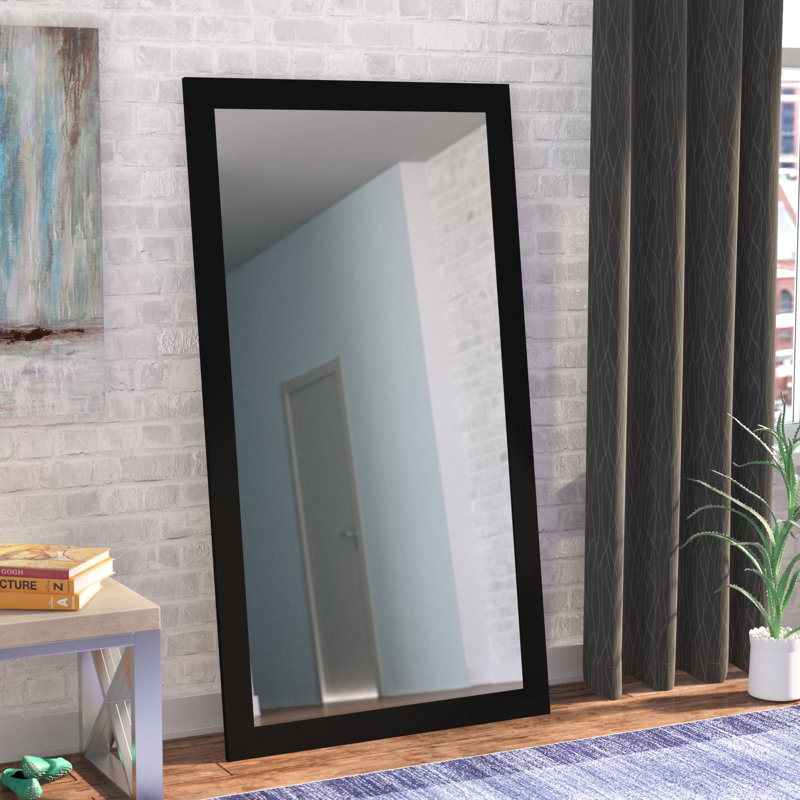 Miroir pleine grandeur Hast Coastal, H 64 po x l 35 po, Noir