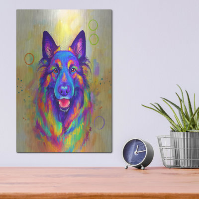 " Pop Art German Shepherd 2 " by Furbaby Affiliates