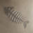 16'' MGO SIDE TABLE FISH PATTERN