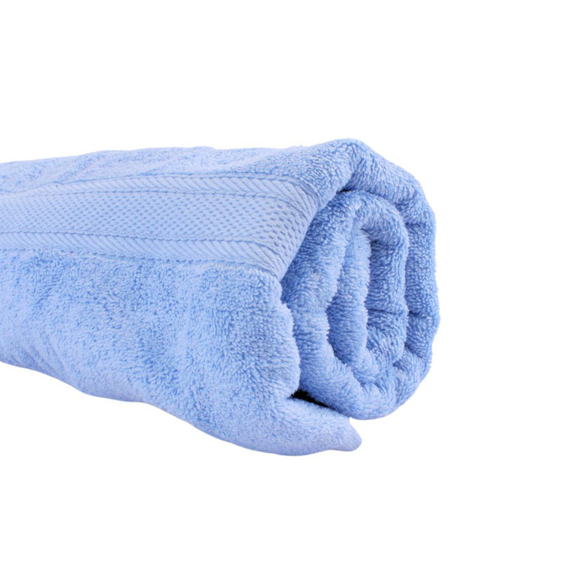 100% Cotton Bath Sheet, Light Blue
