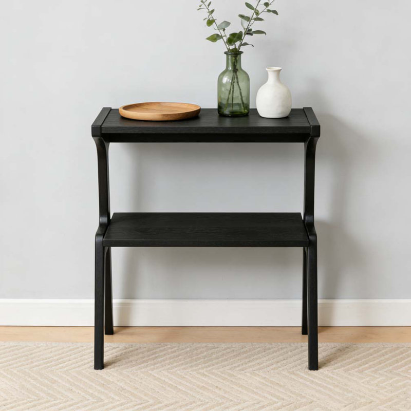 Wooden Bedside,Sofa Table,2-Tier Side Table