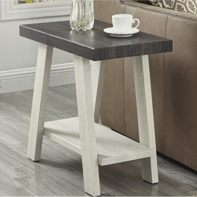 Table d'appoint en bois à deux tons Athènes