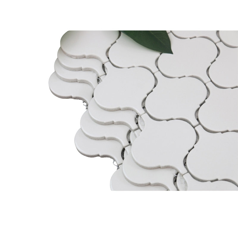 Monet 3" x 3" Porcelain Arabesque Mosaic Wall & Floor Tile