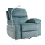 Fauteuil inclinable pivotant surdimensionné avec support pour téléphone et rangement, fauteuil inclinable manuel, fauteuil inclinable robuste pouvant supporter jusqu'à 180 kg (400 lb) pour salon, chambre à coucher, chambre d'enfant-1471681950-1473385190
