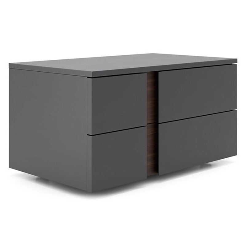 Park 2 - Drawer Nightstand, Dark Gull Gray, Reversible
