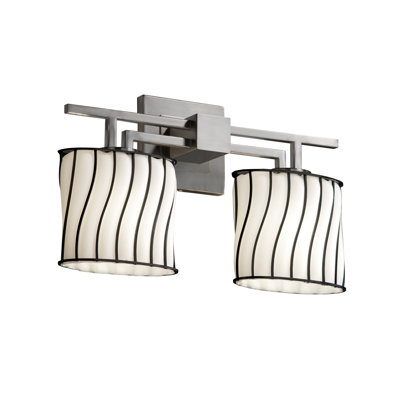 Éclairage pour meuble-lavabo 2 lumières Glass Aero