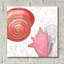 «Shimmering Shells 4» par James Wiens, art mural en verre acrylique
