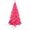 Artificial Tinsel Christmas Tree - Pink - Clear Lights