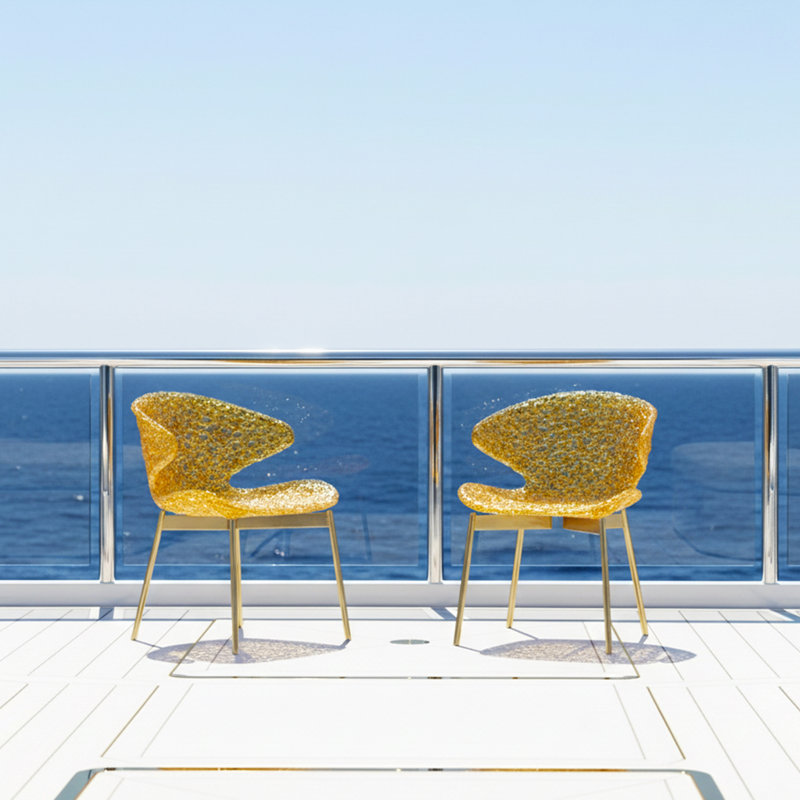 Swan Chair – Iconic Design With Elegant Light Reflection, Purple Touch