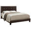 Lit plateforme tapissier en similicuir-251243089