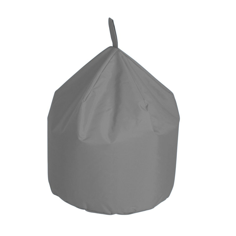 Polyester Outdoor Friendly Refillable Classic Bean Bag, 70 cm H x 60 cm W x 60 cm D, Dark Blue