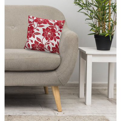 Darionne Floral Square Throw Cushion