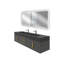 Ensemble de meuble-lavabo double mural 72 "avec miroir Nile-87466744-87466747-87466752