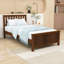 Lit plateforme simple en bois avec tête de lit-1524577440